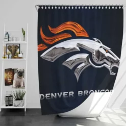 Denver Broncos Professional NFL Club Shower Curtain