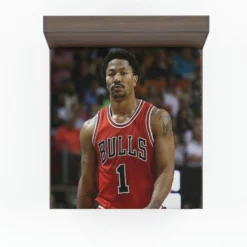 Derrick Rose Top Ranked NBA Basketball Player Fitted Sheet