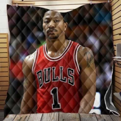 Derrick Rose Top Ranked NBA Basketball Player Quilt Blanket