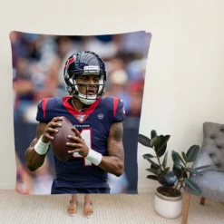 Deshaun Watson NFL American Football Player Fleece Blanket