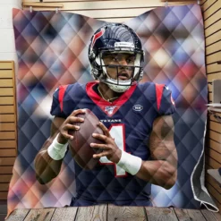 Deshaun Watson NFL American Football Player Quilt Blanket