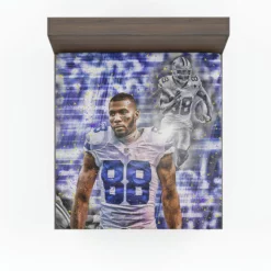 Dez Bryant Top Ranked NFL Football Player Fitted Sheet