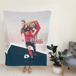 Eden Hazard  Belgium Star Player Fleece Blanket