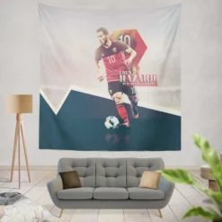 Eden Hazard  Belgium Star Player Tapestry