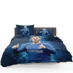 Eden Hazard Chelsea Midfield Football Player Bedding Set