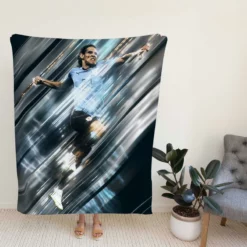 Edinson Cavani Uruguayan Professional Football Player Fleece Blanket