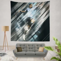 Edinson Cavani Uruguayan Professional Football Player Tapestry