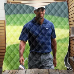 Eldrick Tont Tiger Woods is an American professional golfer Quilt Blanket