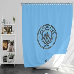 Energetic Football Club Manchester City FC Shower Curtain