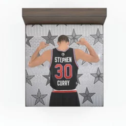 Energetic NBA Stephen Curry Fitted Sheet
