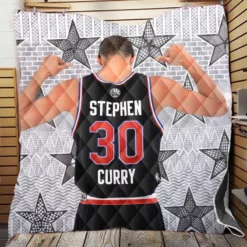 Energetic NBA Stephen Curry Quilt Blanket
