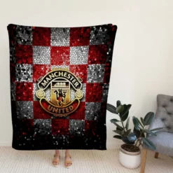 English Soccer Club Manchester United FC Fleece Blanket