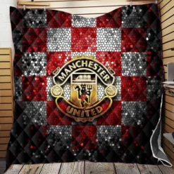 English Soccer Club Manchester United FC Quilt Blanket