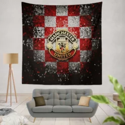 English Soccer Club Manchester United FC Tapestry