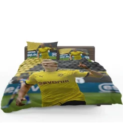 Erling Haaland Strong Dortmund BVB Club Player Bedding Set