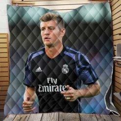 Ethical Football Player Toni Kroos Quilt Blanket