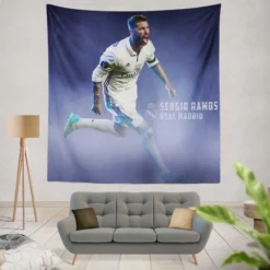 European Cup Player Sergio Ramos Tapestry