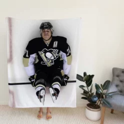 Evgeni Malkin Professional NHL Hockey Player Fleece Blanket