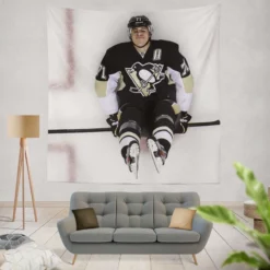 Evgeni Malkin Professional NHL Hockey Player Tapestry