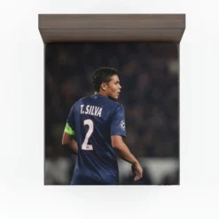 Excellent PSG Soccer Player Thiago Silva Fitted Sheet