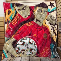 Excellent Spanish Football Player Pedri Quilt Blanket
