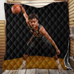 Exciting Basketball Player Trae Young Quilt Blanket