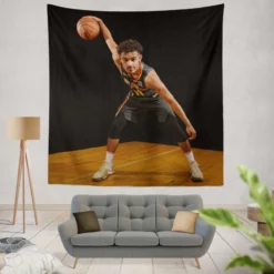 Exciting Basketball Player Trae Young Tapestry