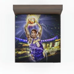 Exciting NBA Basketball Player Kobe Bryant Fitted Sheet