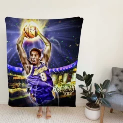 Exciting NBA Basketball Player Kobe Bryant Fleece Blanket