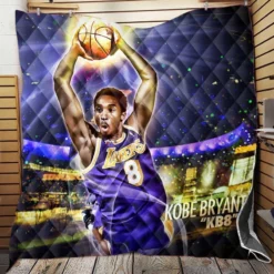 Exciting NBA Basketball Player Kobe Bryant Quilt Blanket