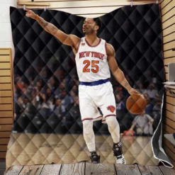 Exellelant NBA Basketball Player Derrick Rose Quilt Blanket