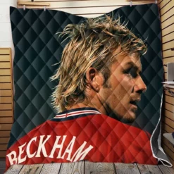 F C Cup Football Player David Beckham Quilt Blanket