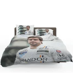 Fernando Alonso Strong Spanish Formula 1 Player Bedding Set