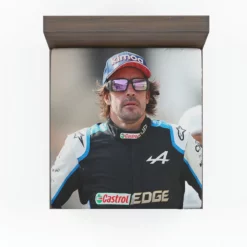 Fernando Alonso Top Ranked Spanish Formula 1 Player Fitted Sheet
