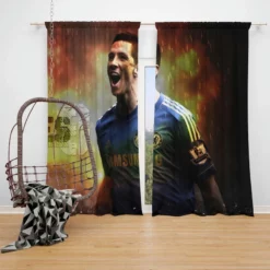 Fernando Torres Football Player Window Curtain