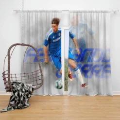 Fernando Torres La Liga Football Player Window Curtain