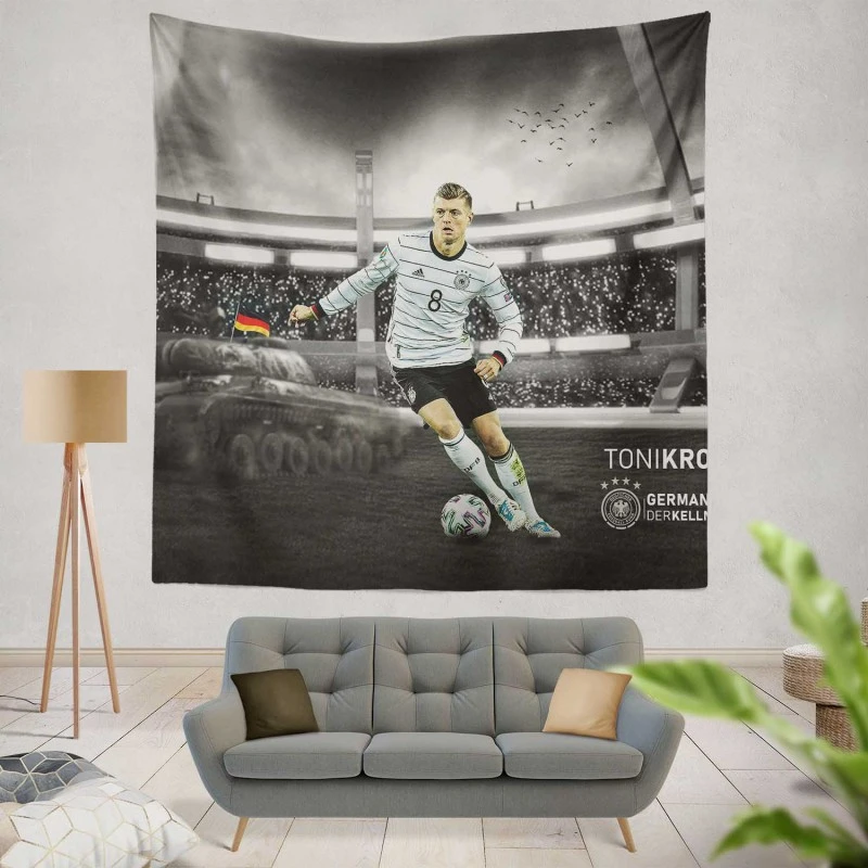 Germany Football Player Toni Kroos Tapestry