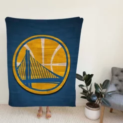 Golden State Warriors NBA Energetic Basketball Club Fleece Blanket