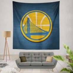 Golden State Warriors NBA Energetic Basketball Club Tapestry