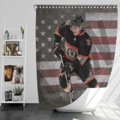 Great Right Winger Patrick Kane Shower Curtain