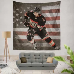 Great Right Winger Patrick Kane Tapestry