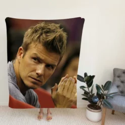 Greatest Midfielder for all Time David Beckham Fleece Blanket