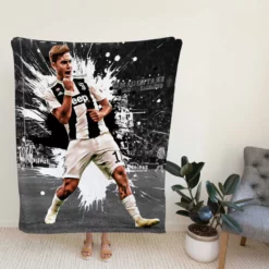 Hearty Footballer Player Paulo Dybala Fleece Blanket