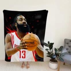 James Edward Harden Jr NBA Basketball Player Fleece Blanket