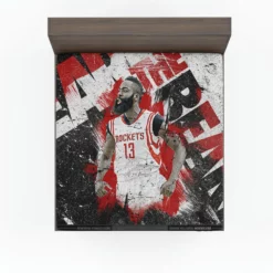 James Harden Professional NBA Basketball Player Fitted Sheet