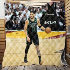 Jayson Tatum Popular NBA Basketball Player Quilt Blanket