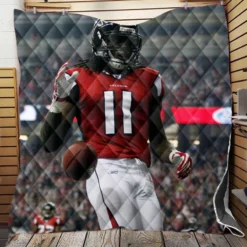 Julio Jones Top Ranked NFL Football Player Quilt Blanket