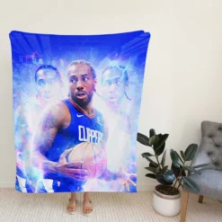 Kawhi Leonard American Professional Basketball Player Fleece Blanket