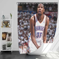 Kevin Durant Strong NBA Basketball Player Shower Curtain