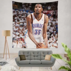 Kevin Durant Strong NBA Basketball Player Tapestry